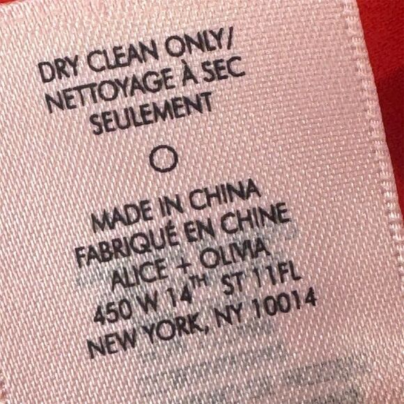 Alice + Olivia Red Flutter Sleeve Wrap Dress Size 4 Fit & Flare Lined Party Mini - Picture 8 of 8